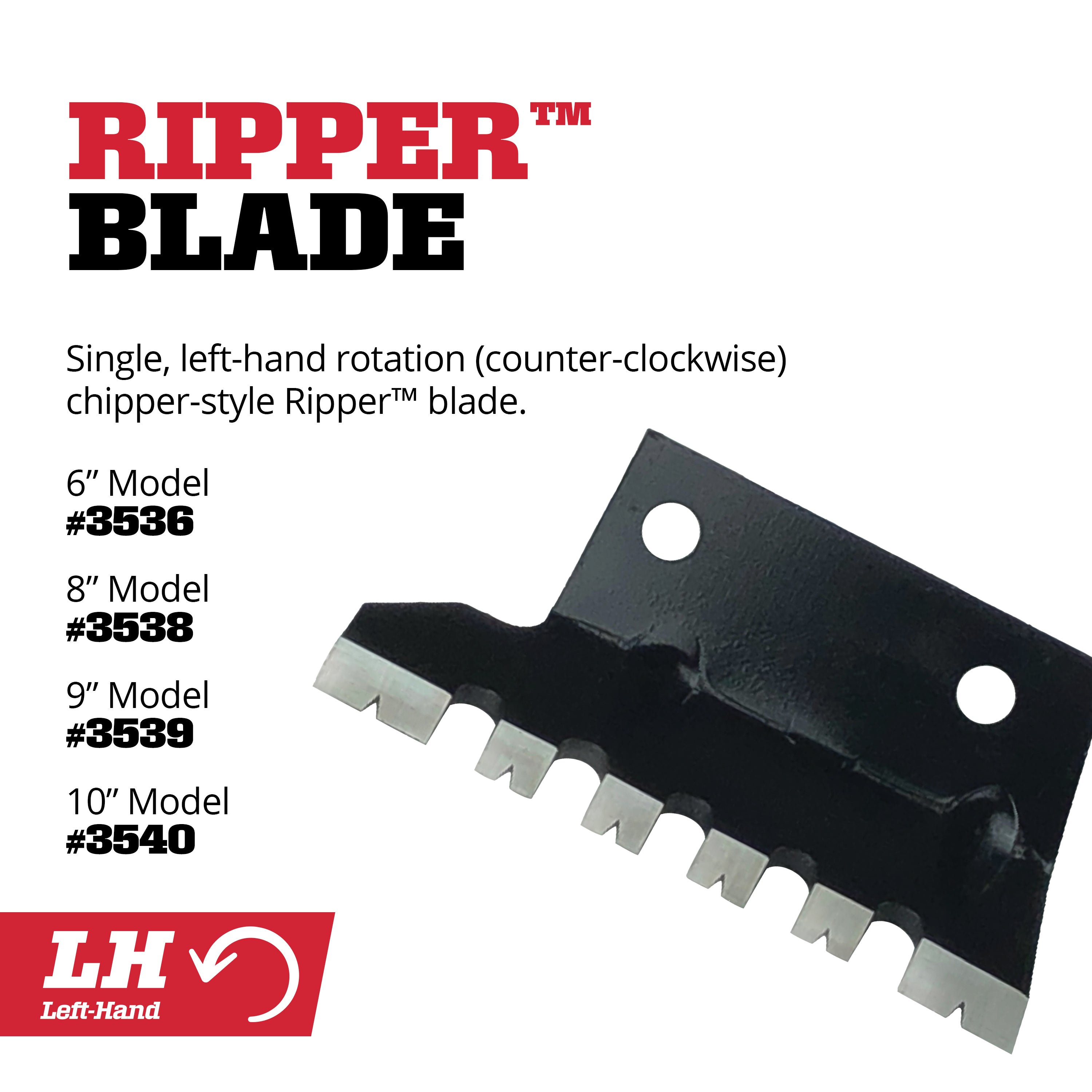 Facebook Jiffy Sd60i Ice Auger LH Ripper™ Blade - Main Image