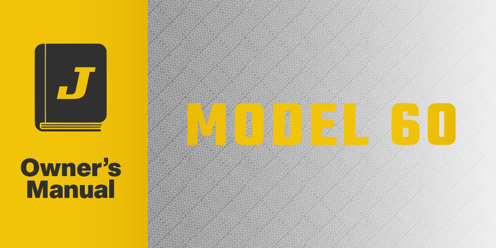 Model 60 Owner's Manual