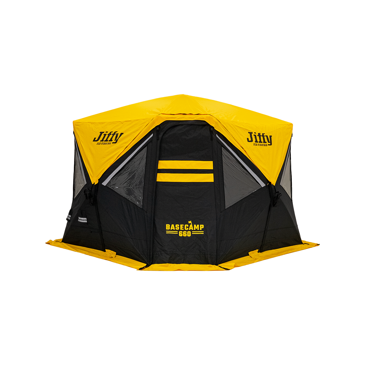 Basecamp 660 with Sleet Sheet roof cover attached