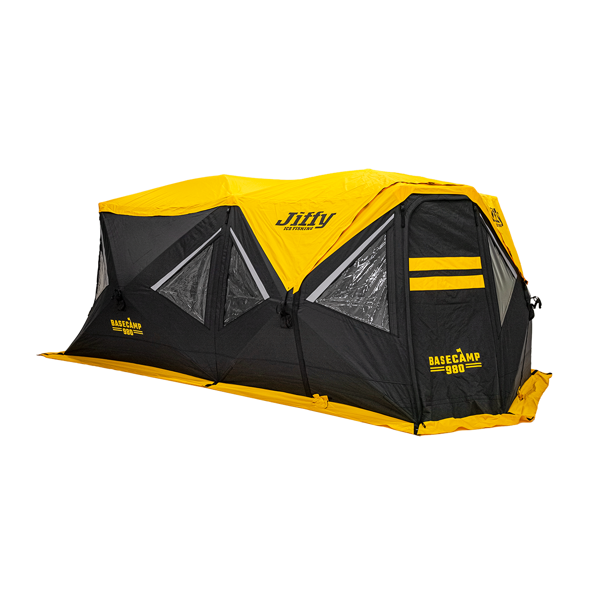 Basecamp 980 with Sleet Sheet roof cover attached